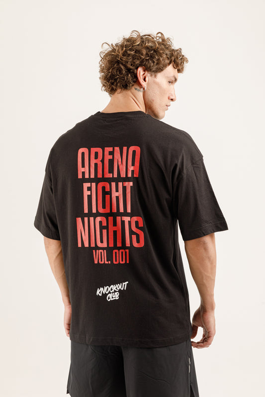AFN Arena Knock-Out Club Oversize T-shirt (Siyah)