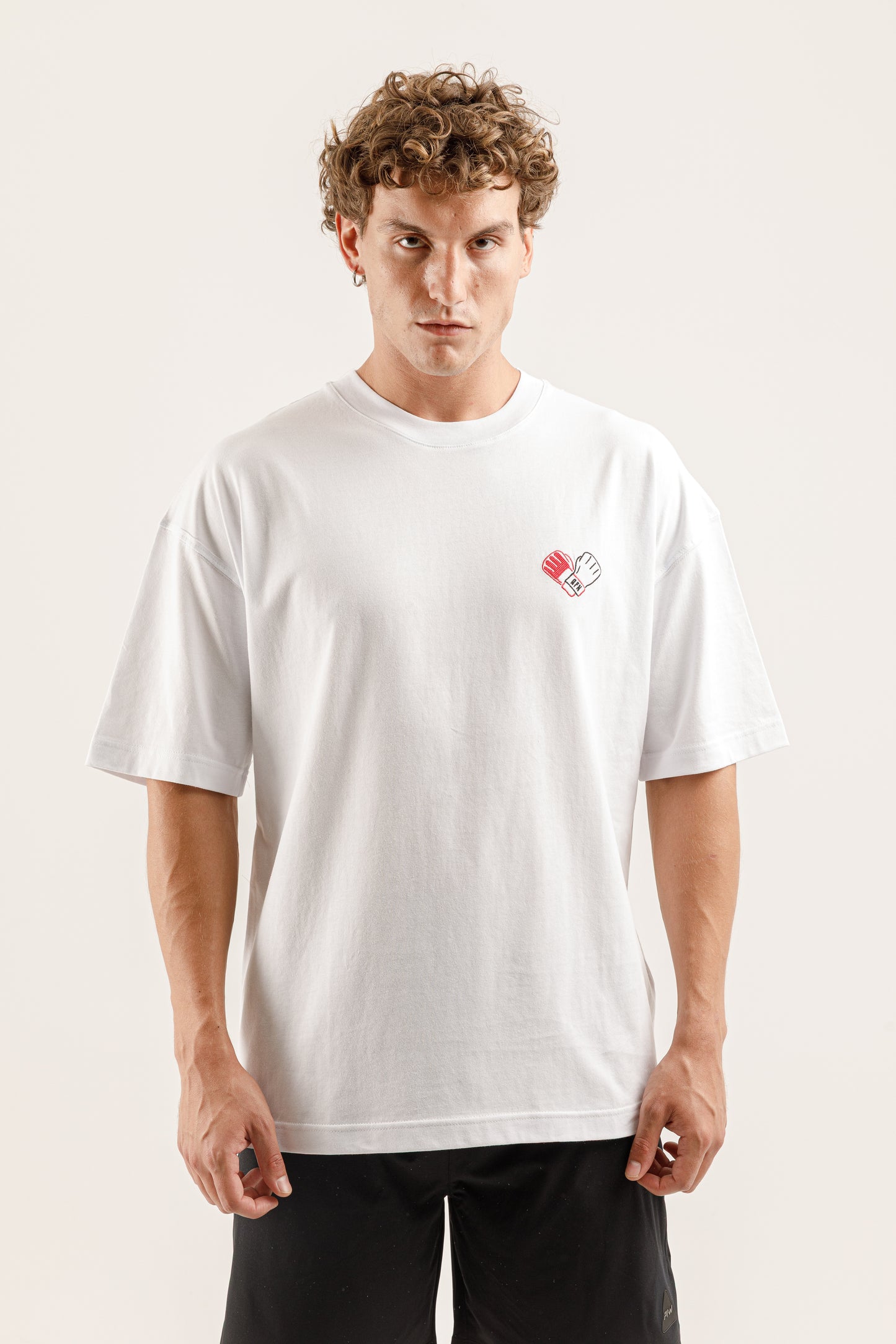 AFN Arena Knock-Out Club Oversize T-shirt (Beyaz)