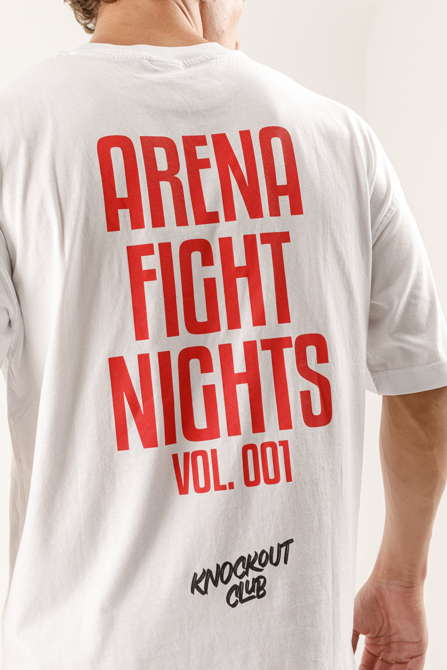 AFN Arena Knock-Out Club Oversize T-shirt (Beyaz)