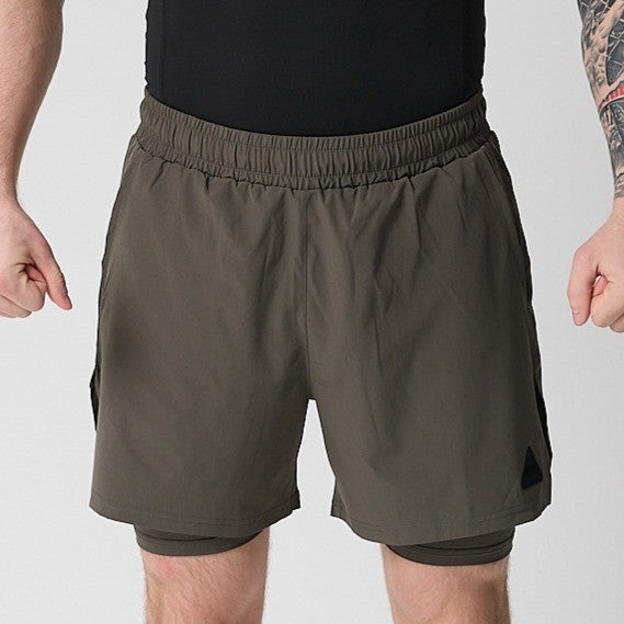 2x APEX Erkek Taytlı Performans Şort